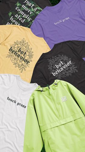 The spring collection is here! Grab your Bot Behavior gear and remember to go “touch grass” this season! It’s good for your h...