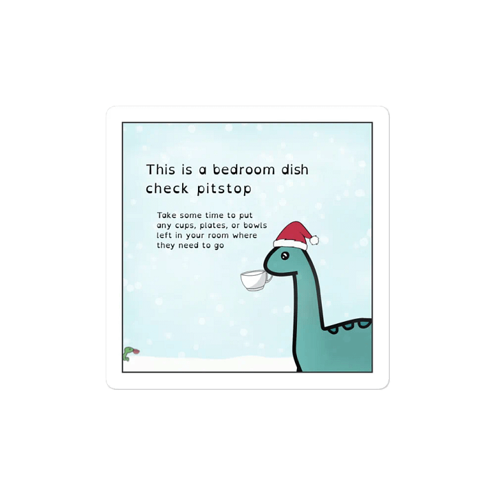 Bedroom Dish Check - Fridge Magnet product image (2)