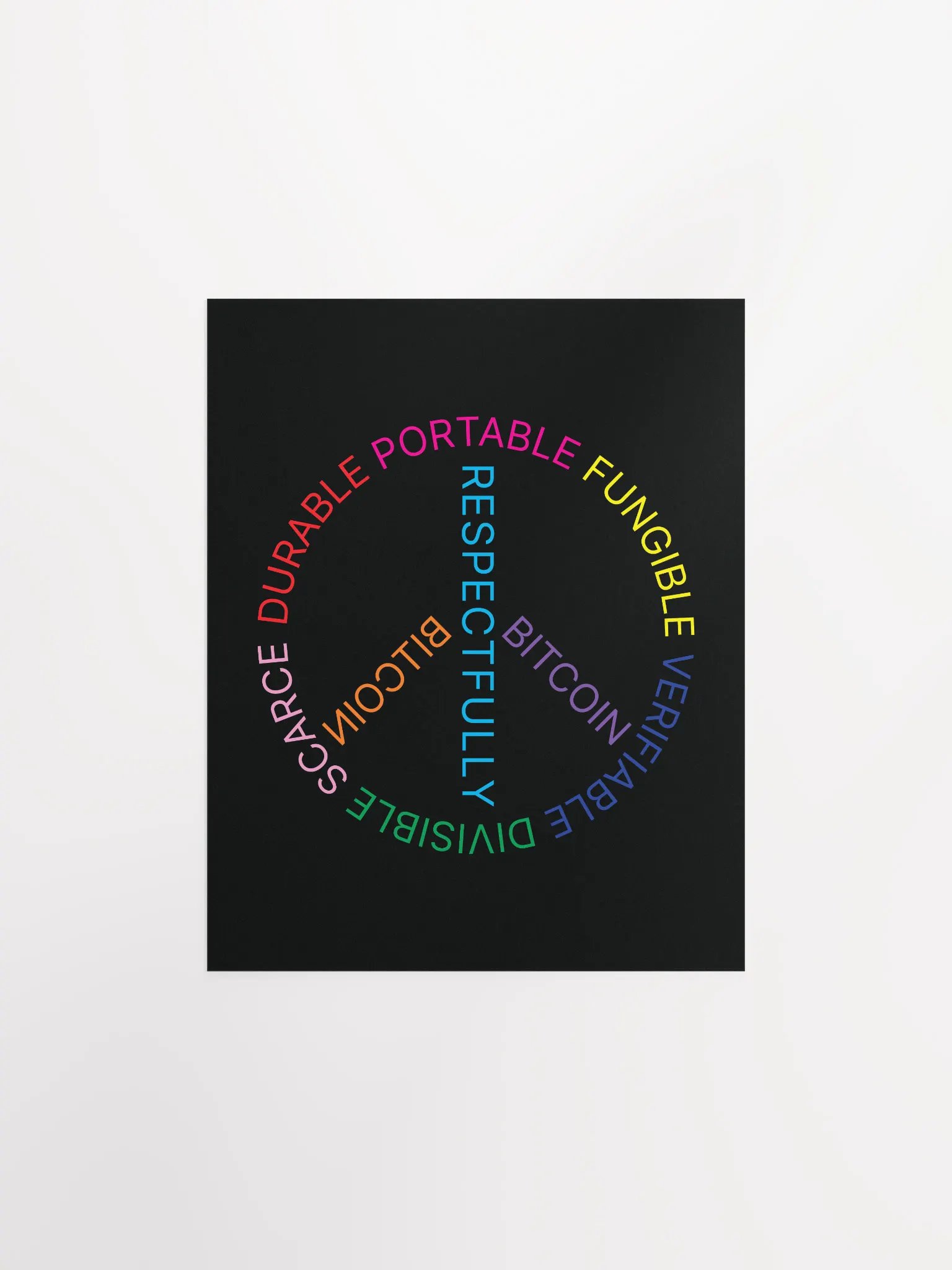 Bitcoin Peace Poster product image (1)