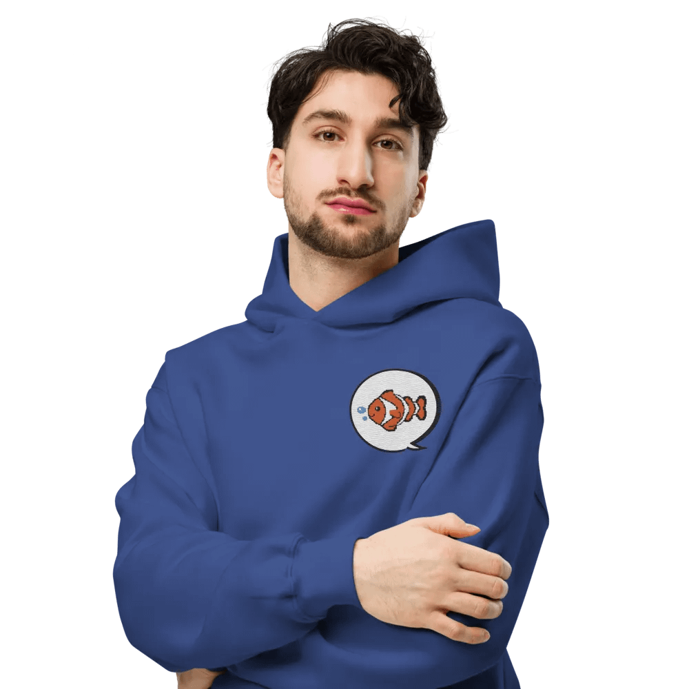 Clownfish TV Embroidered Unisex Oversized Hoodie product image (16)