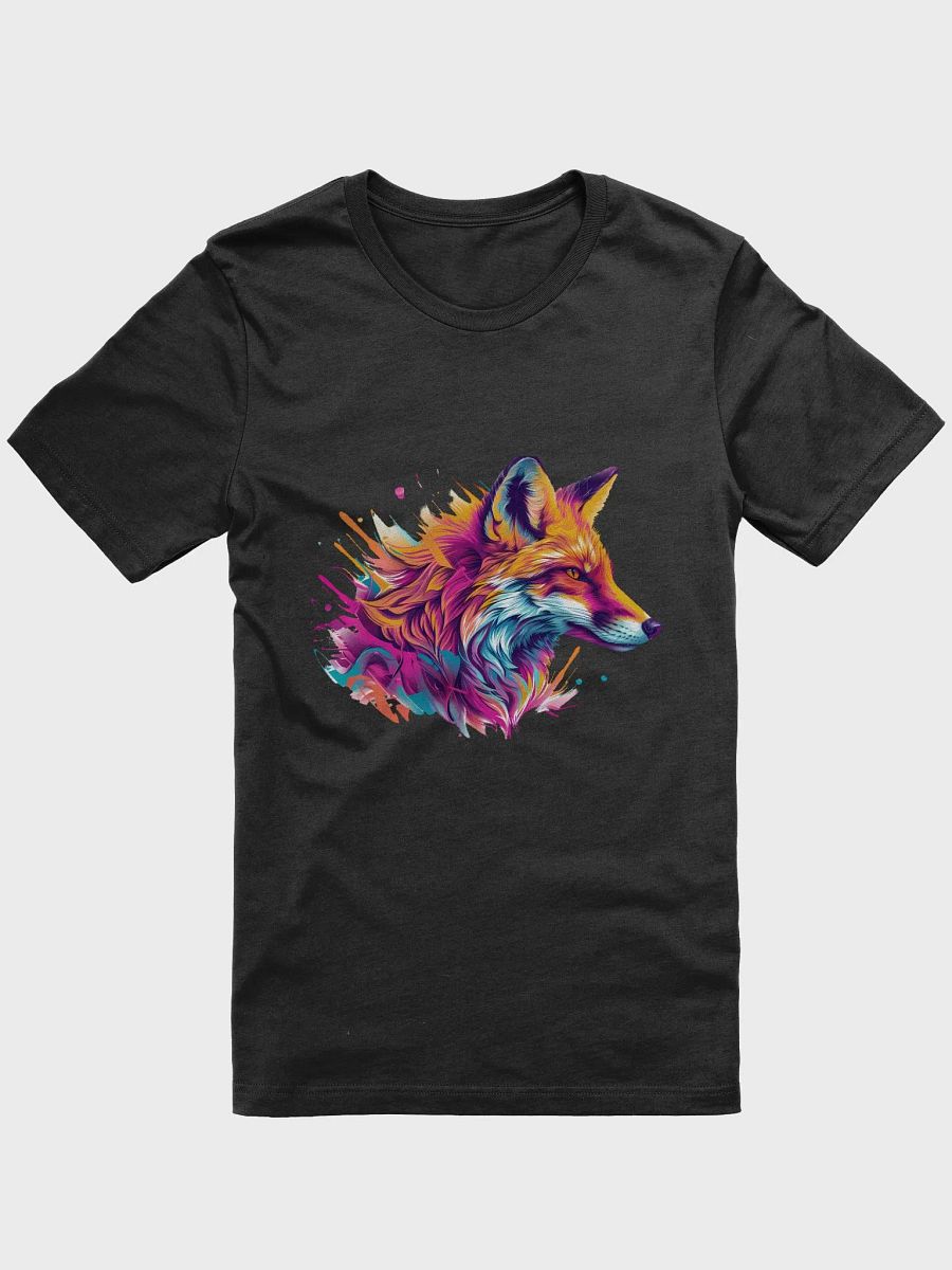 Vibrant Fox Graffiti Illustration Unisex T-Shirt product image (1)