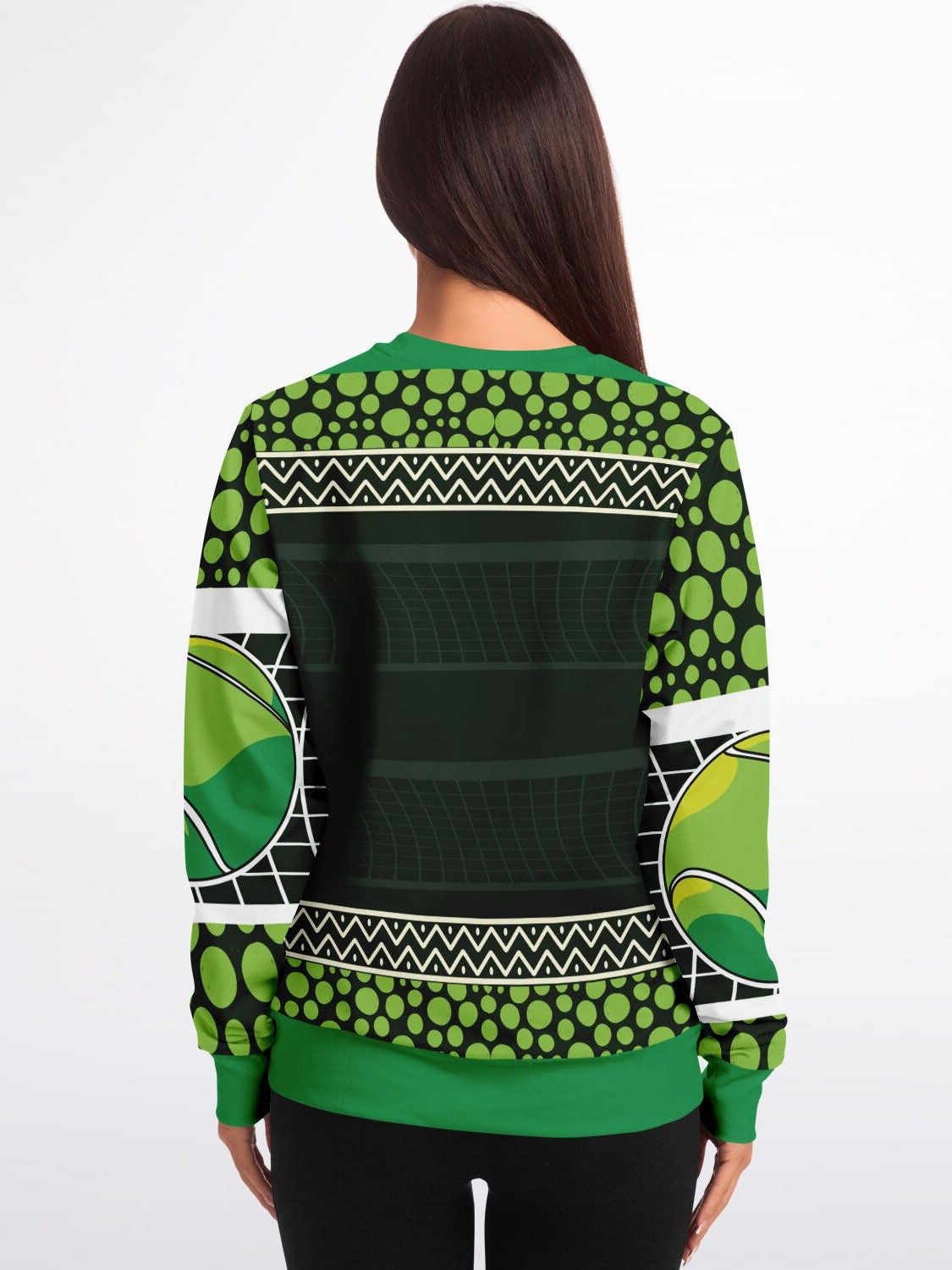 "Kiss My Ace" Tennis Christmas Sweater | Funny Sports Holiday Sweatshirt | Tennis Player Gift | Athletic Winter Outfit product image (4)