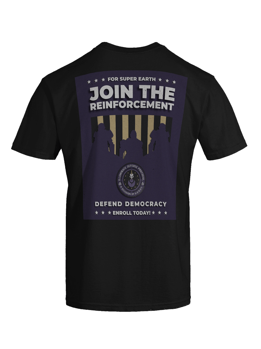 Illuminate Defense Protocol Recruitment Poster T-Shirt product image (9)