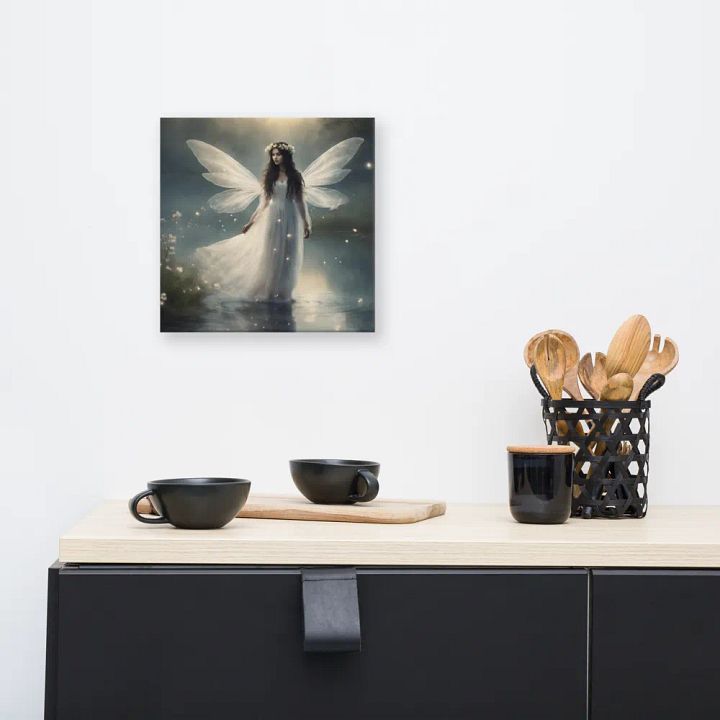 Fairy and Fireflies By Lake Wall Art product image (2)