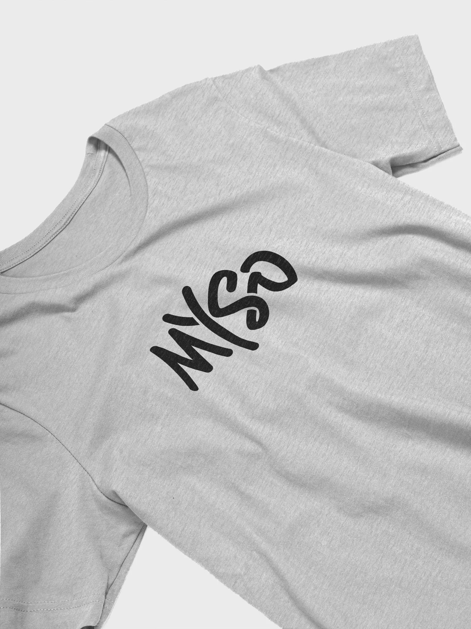 MYSO Grey T-shirt with Black Solo Logo product image (3)