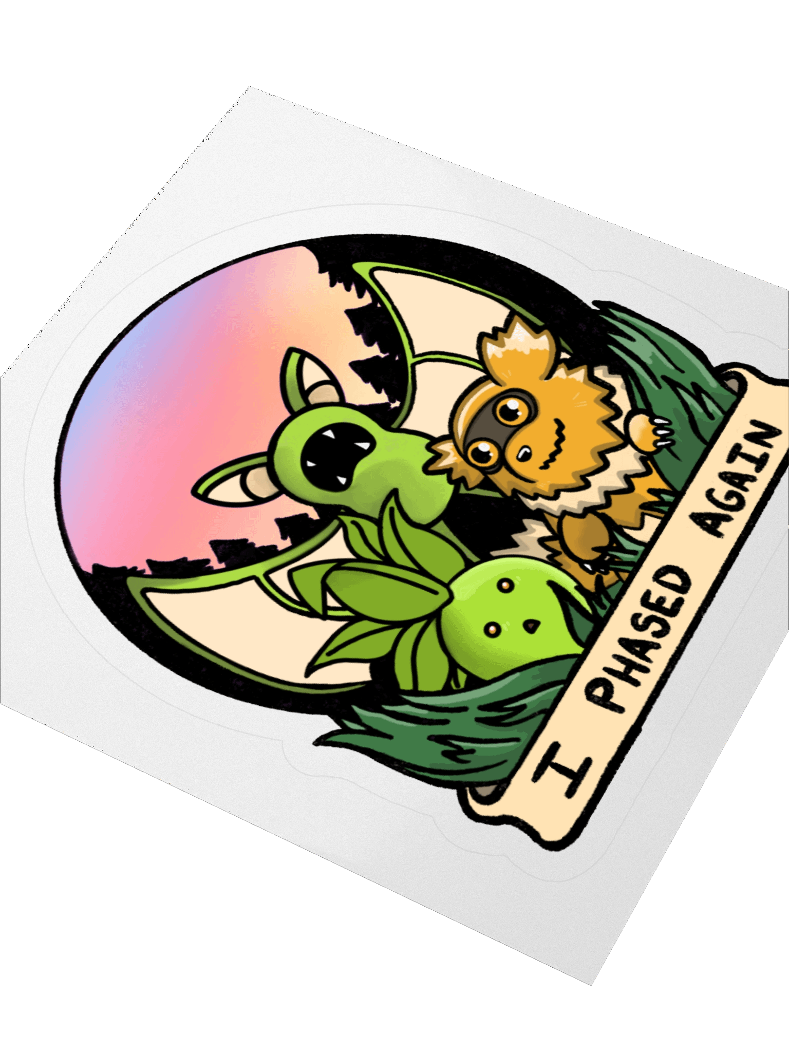 I Phased Again Sticker product image (3)