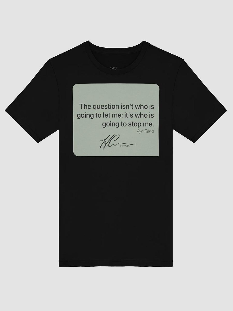 Ayn Rand Q1 - T-Shirt Olive product image (5)