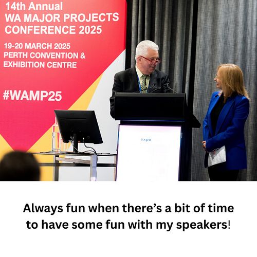 Always great to have a little bit of time to chat with a speaker after their presentation.

..........
Are you 🫵 a Master of ...