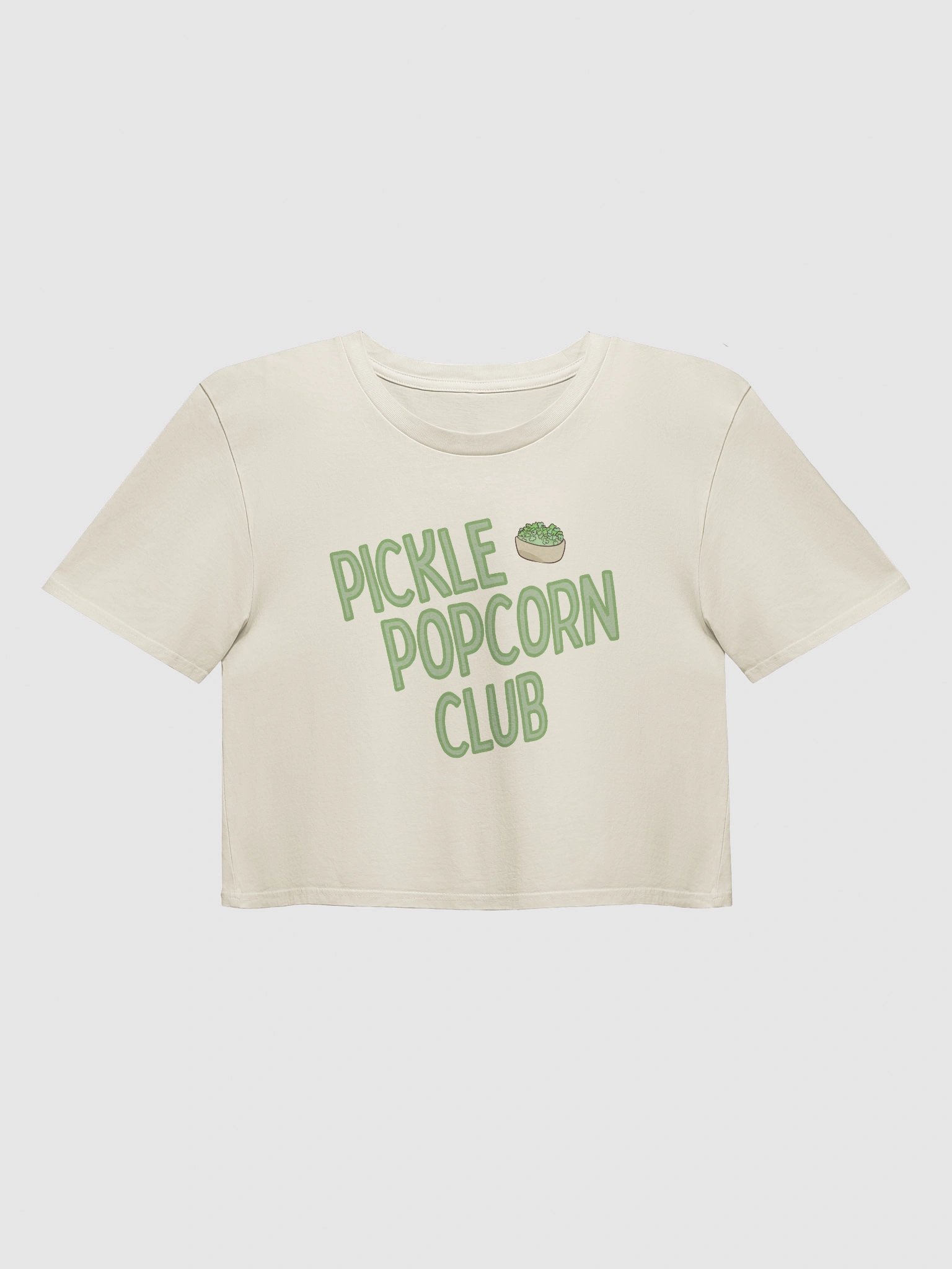 Pickle Popcorn Club Crop Top product image (1)