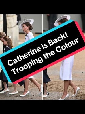 #troopingthecolour2024 was a huge success today. Catherine the Princess of Wales made her first appearance in six months! Catherine looked fabulous with her children #princegeorge #princesscharlotte and #princelouis Happy birthday to King Charles! #ukroyals👑 #royalnews #catherineprincessofwales #princewilliam #latestroyalnews 