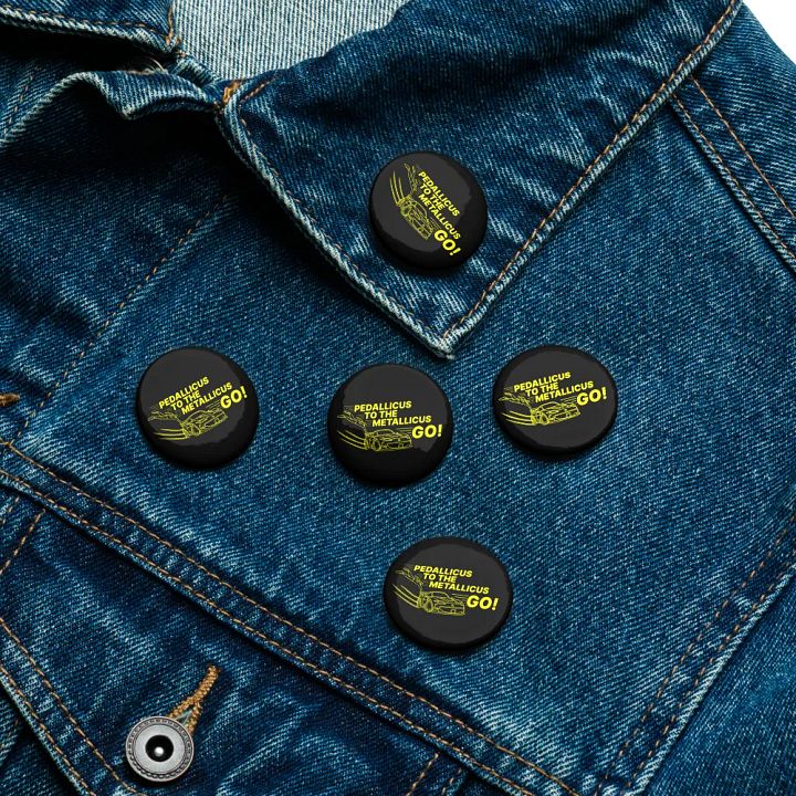 PEDALLICUS TO THE METALLICUS PIN (SET OF 5) product image (1)