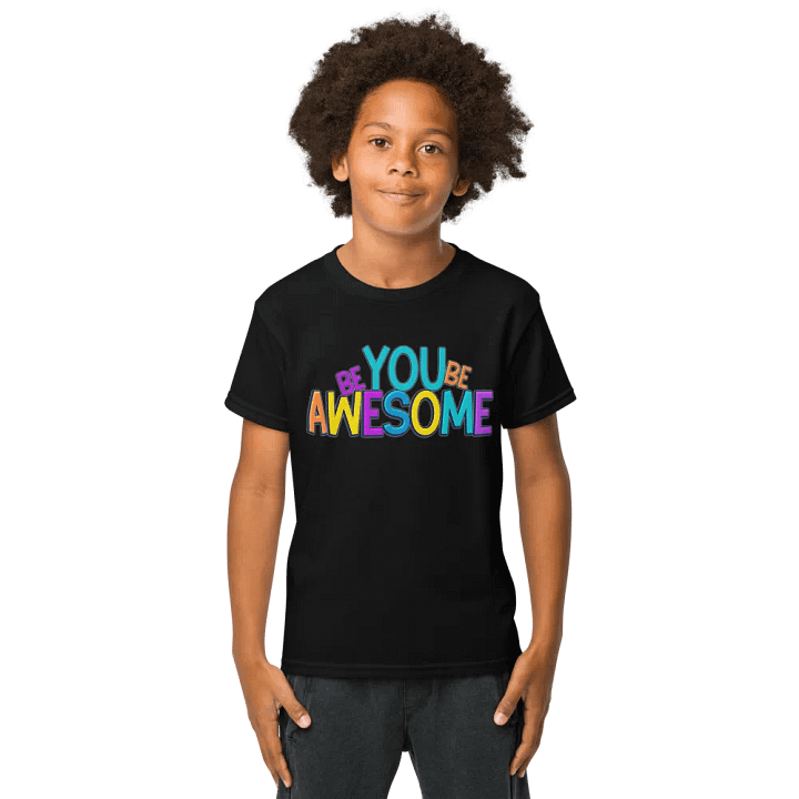 Be You Be Awesome | Black T-shirt (Kids) product image (1)