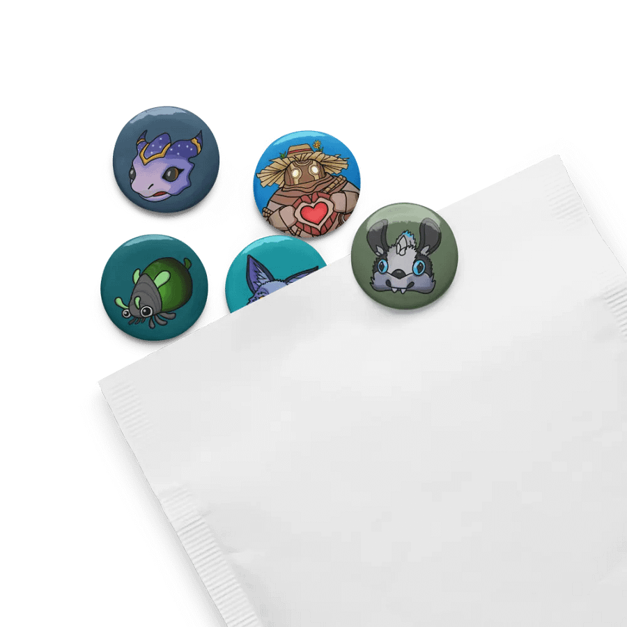Palia Emotes Set - Pin Buttons product image (4)