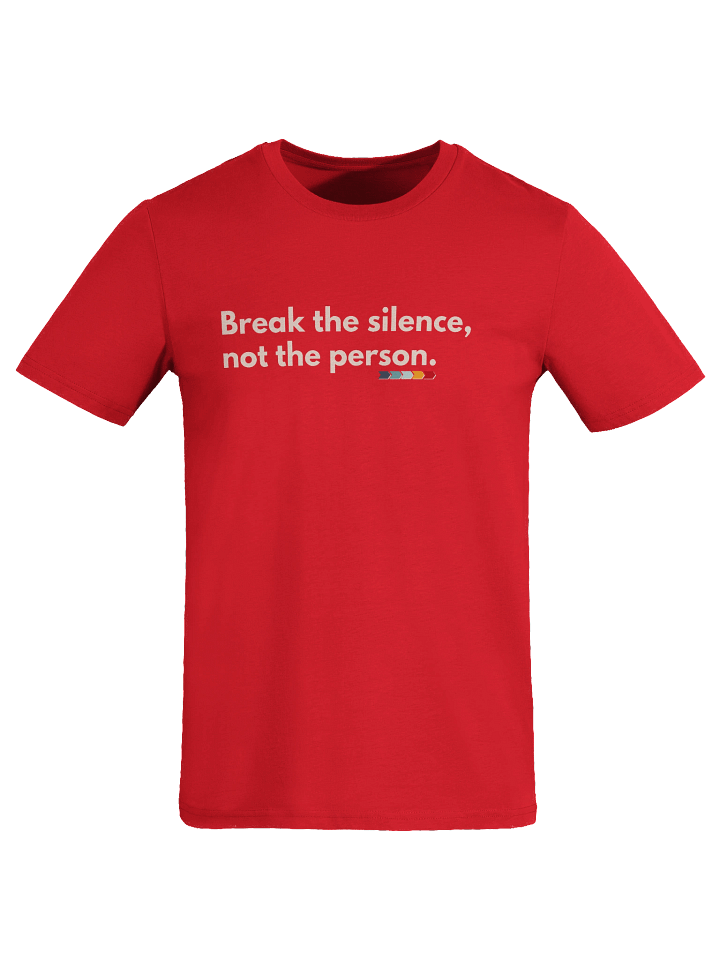 Empathy Edge Tee – “Break the Silence” | Organic Cotton Graphic T-Shirt on Speaking Up with Empathy — Fulfilled in EU/UK product image (1)