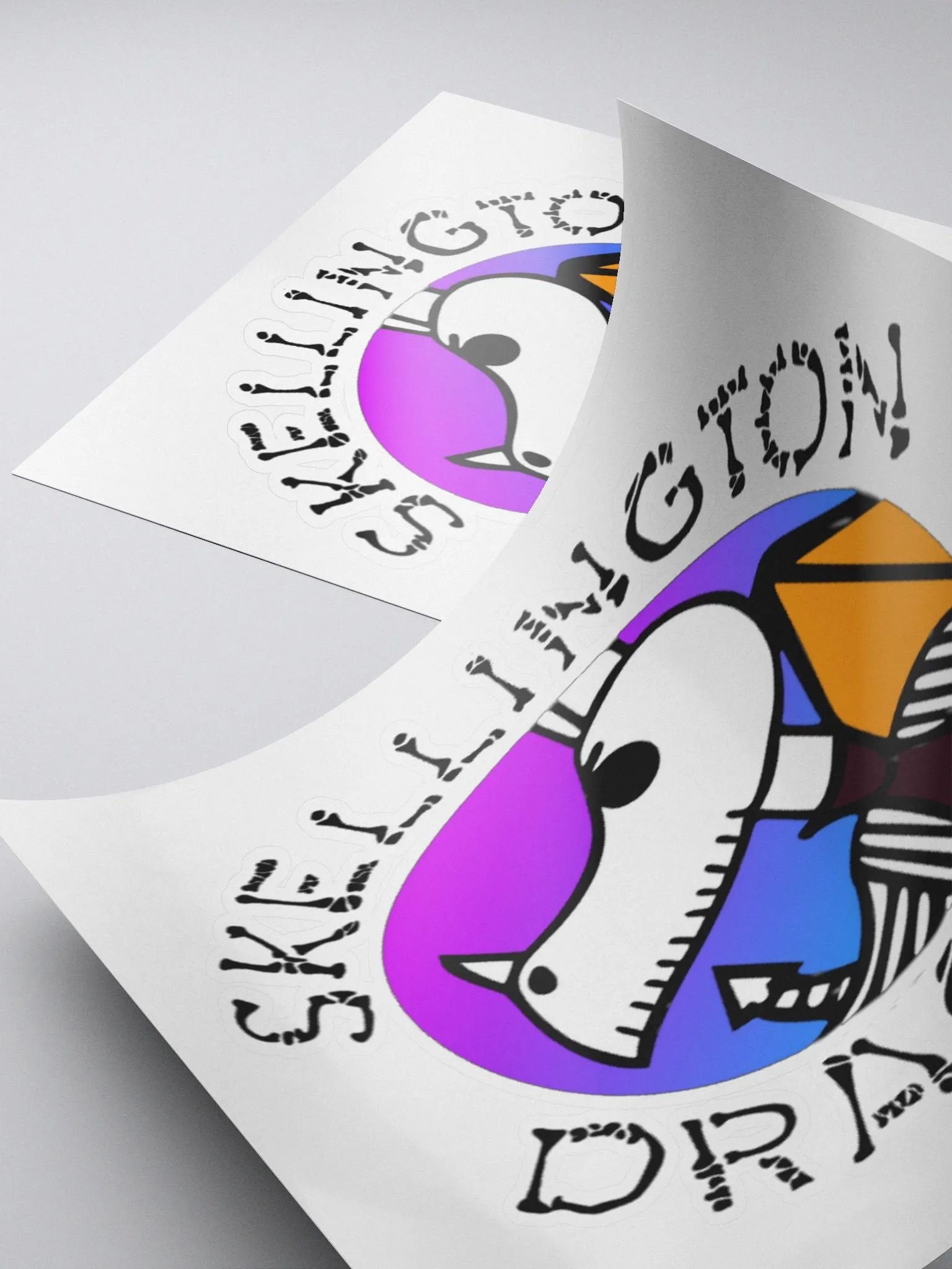 Skelly Swaggy Sticker - Black Text product image (4)