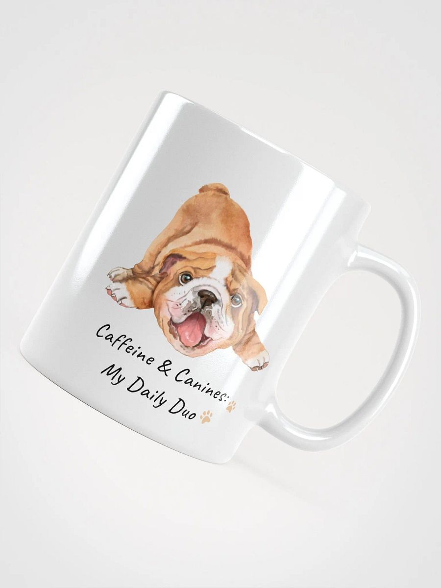 Caffeine and Canines White Glossy Mug product image (12)