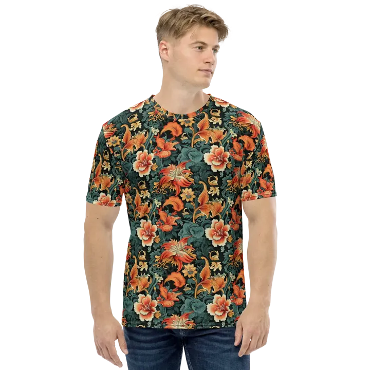 Sunset Flowers | Crew Neck T-Shirt product image (1)