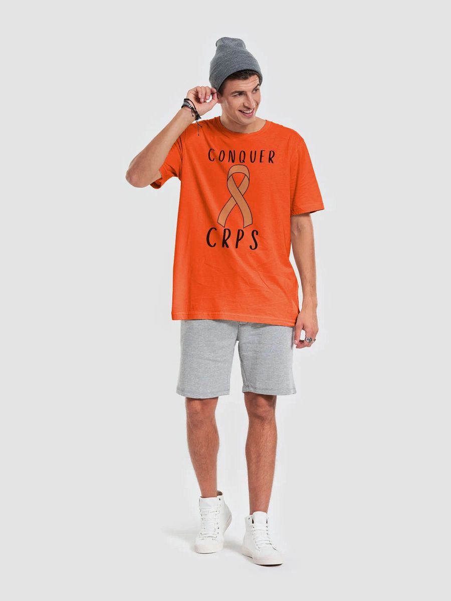 LIMITED EDITION- Classic Conquer CRPS Do Not Touch RIGHT Arm 'Supersoft' Orange T-Shirt product image (6)