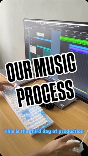 Ever wondered how we craft our sound? 👀 Get a sneak peek into our music production process and see how we select sounds and f...