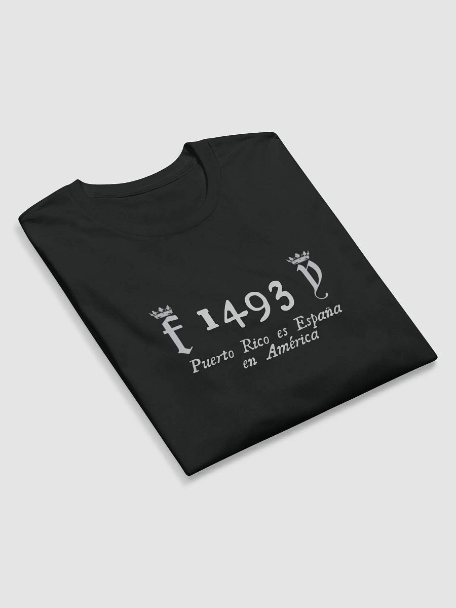 Camiseta manga larga negra - 1493 Puerto Rico es España en América product image (4)
