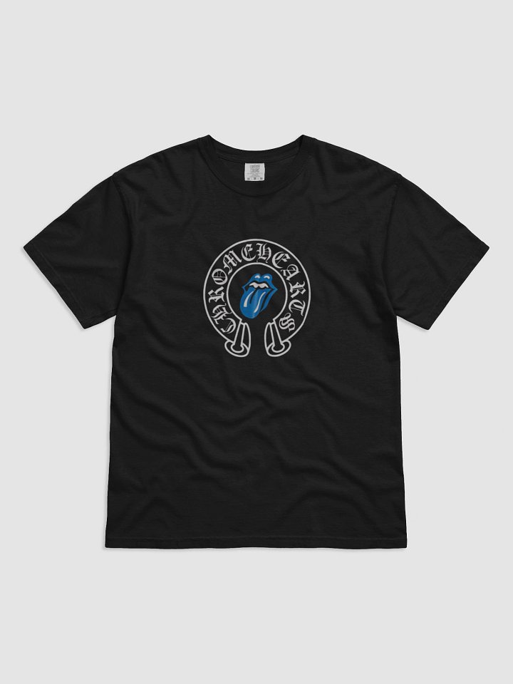 Blue Lips and Horseshoe Graphic T-shirt product image (5)