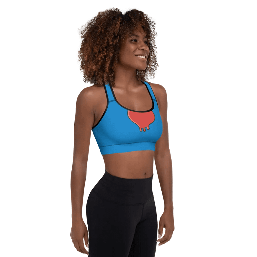 Dripping Tomato All-Over Sports Bra product image (9)