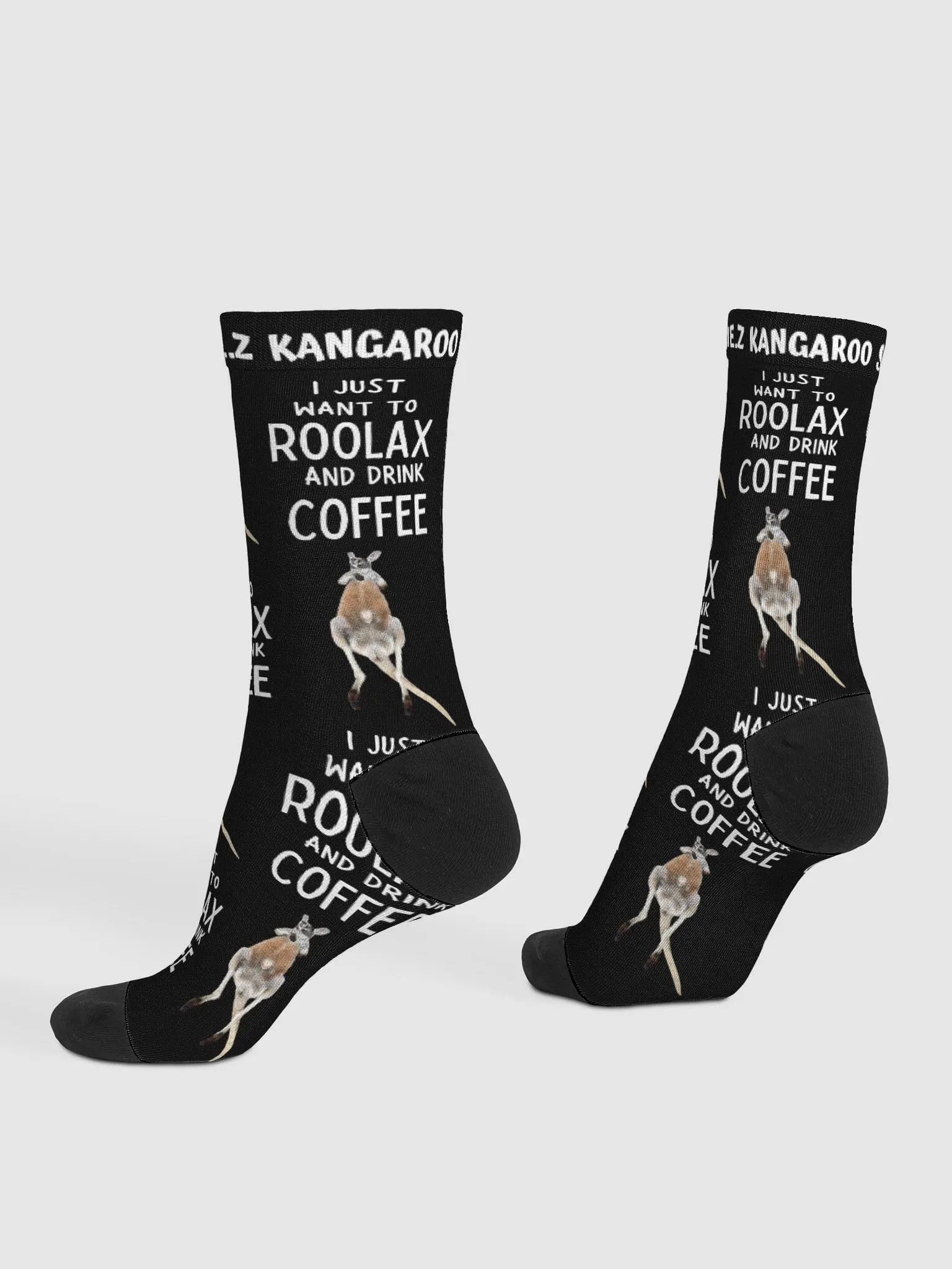 I JUST WANT TO ROOLAX AND DRINK COFFEE SOCKS product image (4)