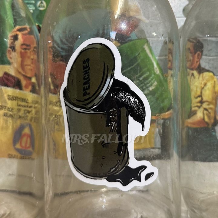 Traumatized By The Peaches Sticker product image (1)