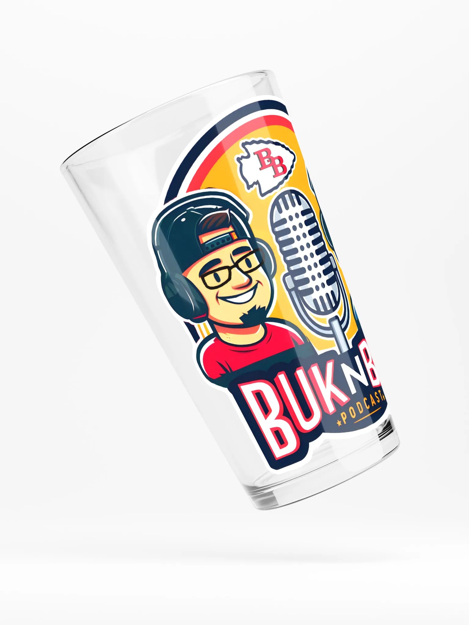 Podcast Party Shaker Pint Glass product image (4)