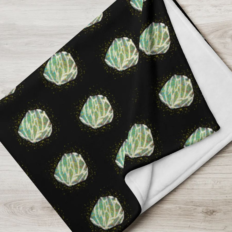 ItsMeHarp Shiny rock Throw Blanket product image (17)
