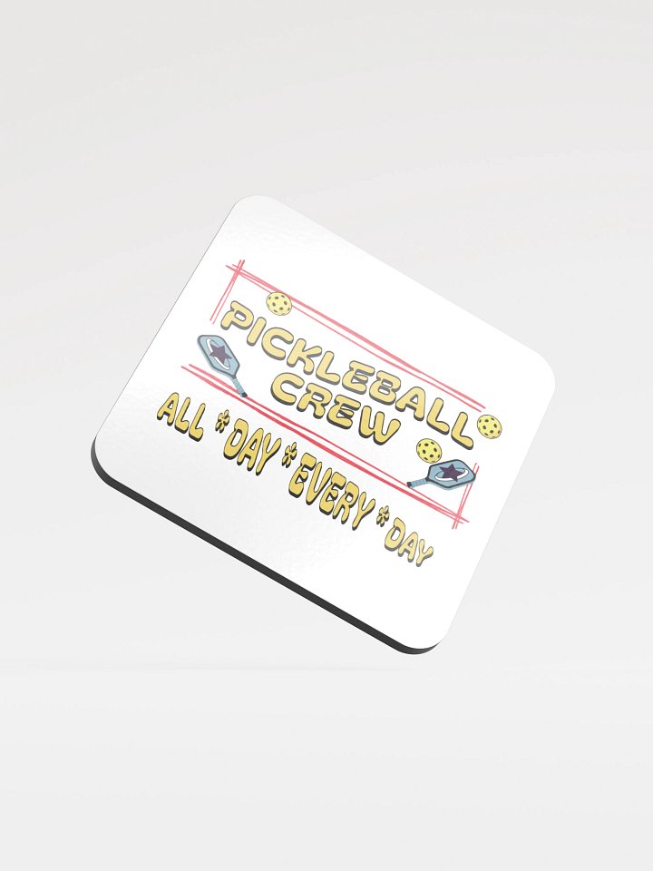 Pickleball Crew All Day Every Day Coaster Set product image (1)