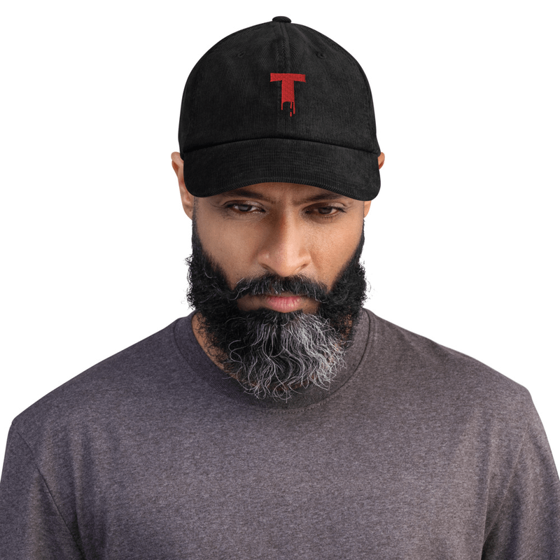 [tyminatorsongs] 3d Puff Corduroy Hat | Beechfield B682 product image (1)