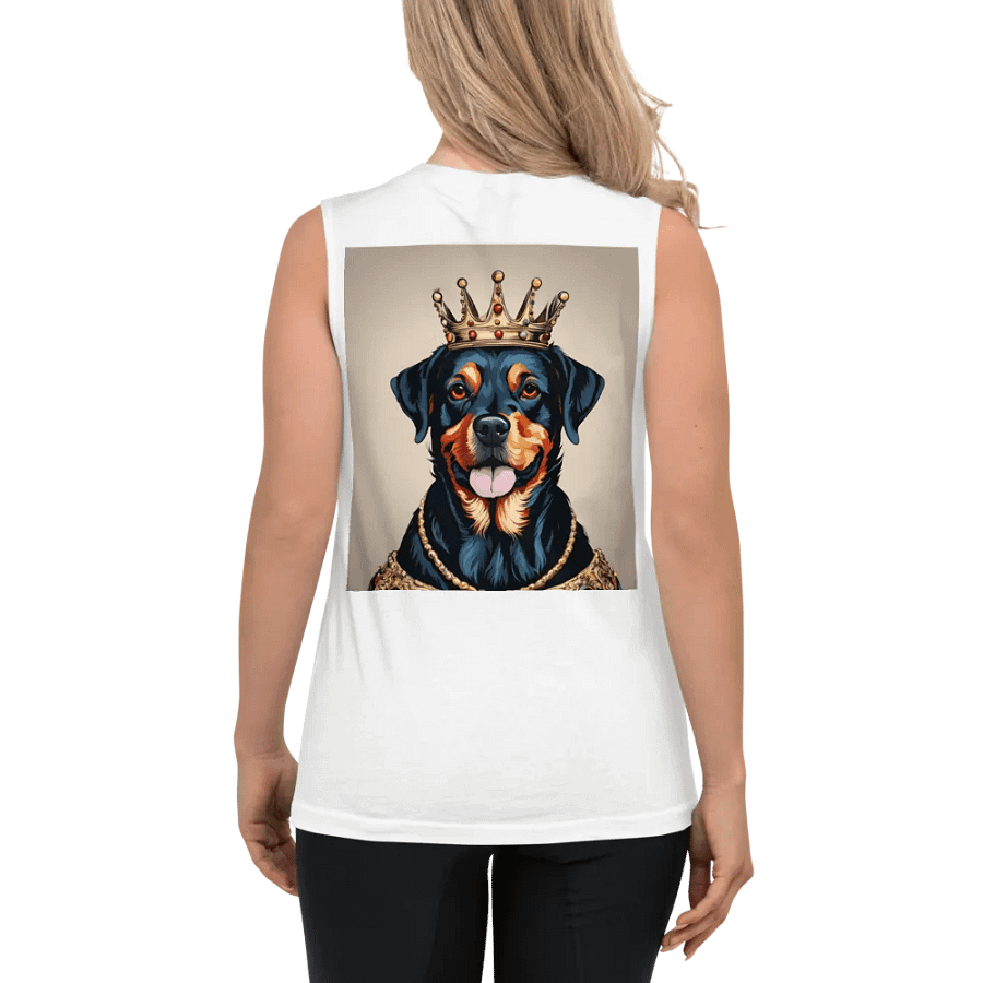 Royal Rottweiler Crowned Muscle Tank product image (3)