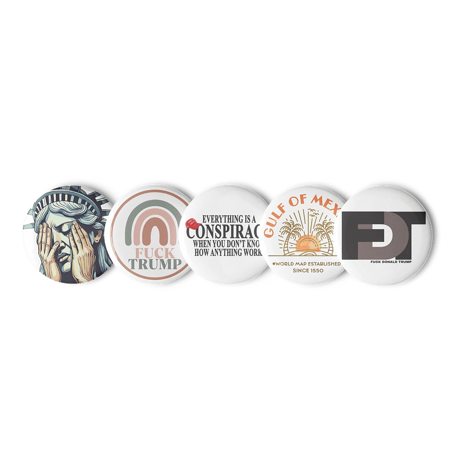 Democratic Political Smorgasbord Pack 4 Buttons Pins - Being Liberal product image (6)