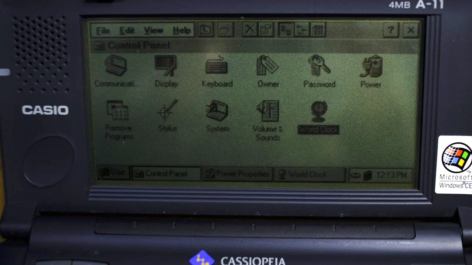 Cassiopeia A-11 4MB - RARE Vintage PDA / Pocket Computer - Casio - Windows CE product image (5)