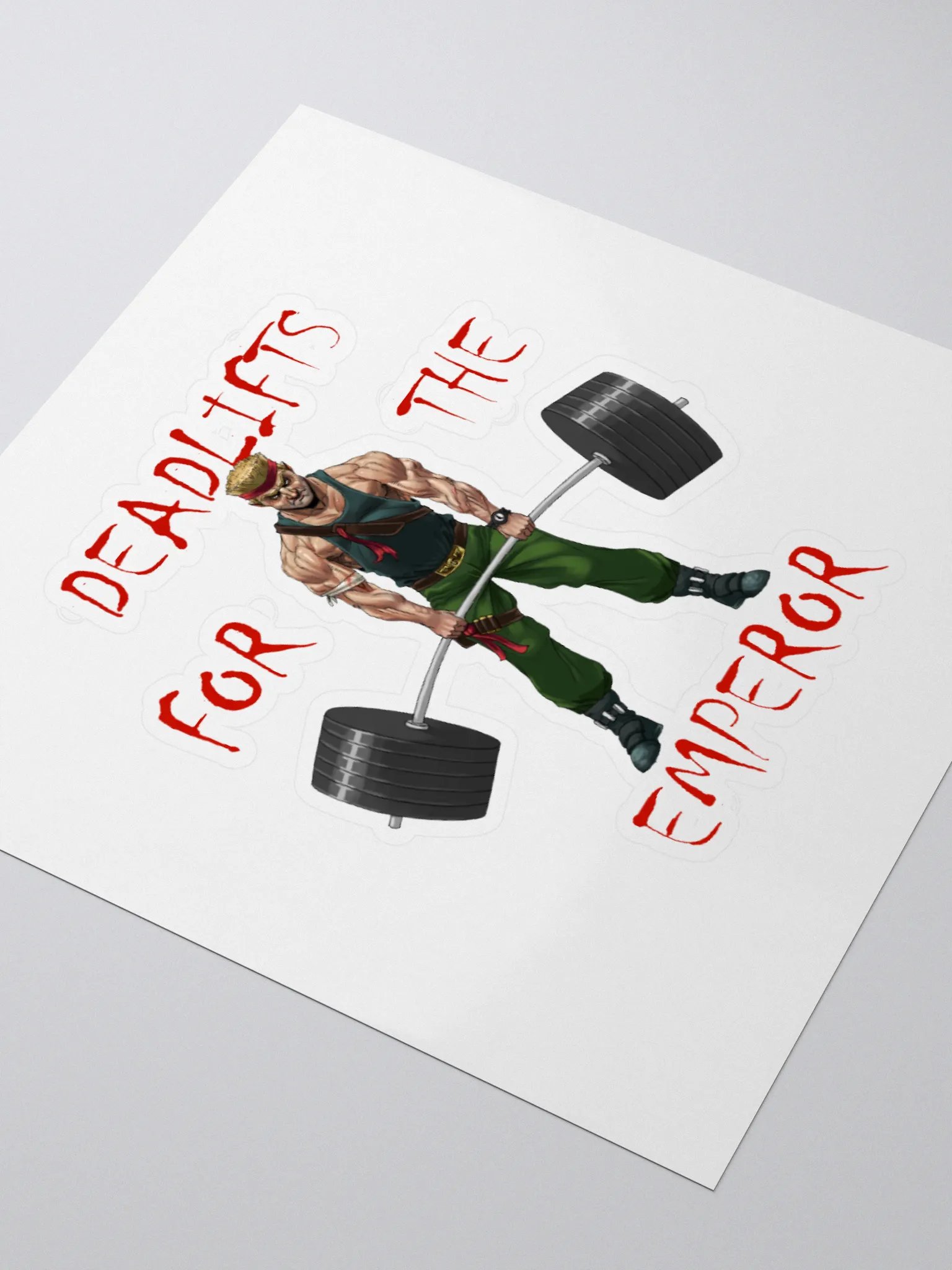 Deadlifts For The Emperor - Jungle Fighter - Sticker product image (9)