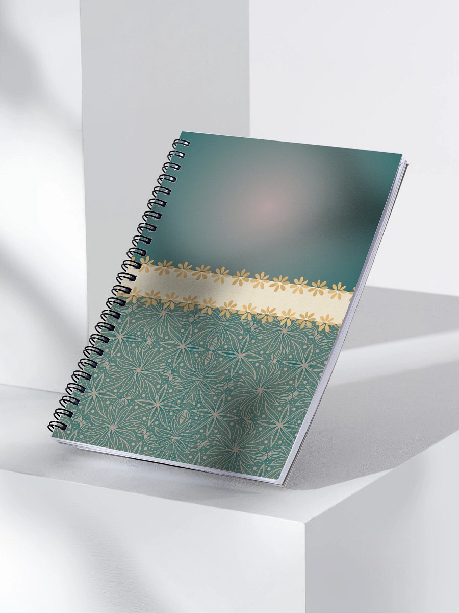 Teal Boho Bullet Journal – Spiral Notebook with Dotted Pages & Creative Planner product image (3)