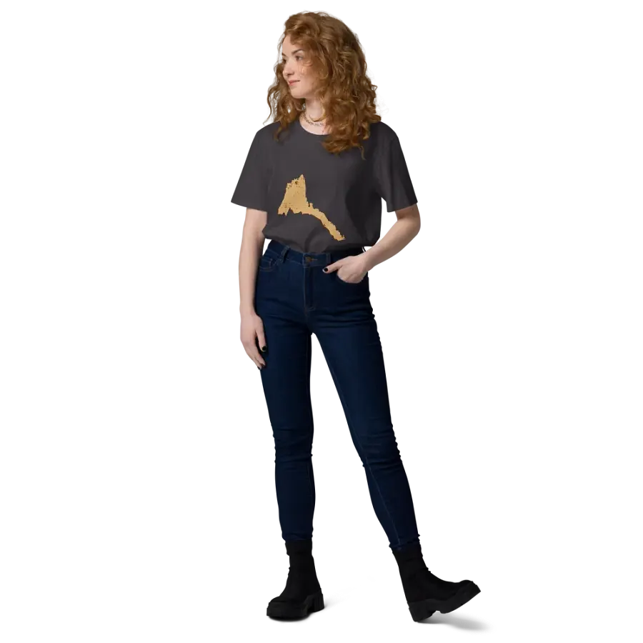 Vintage Eritrea Map Organic Tee product image (142)