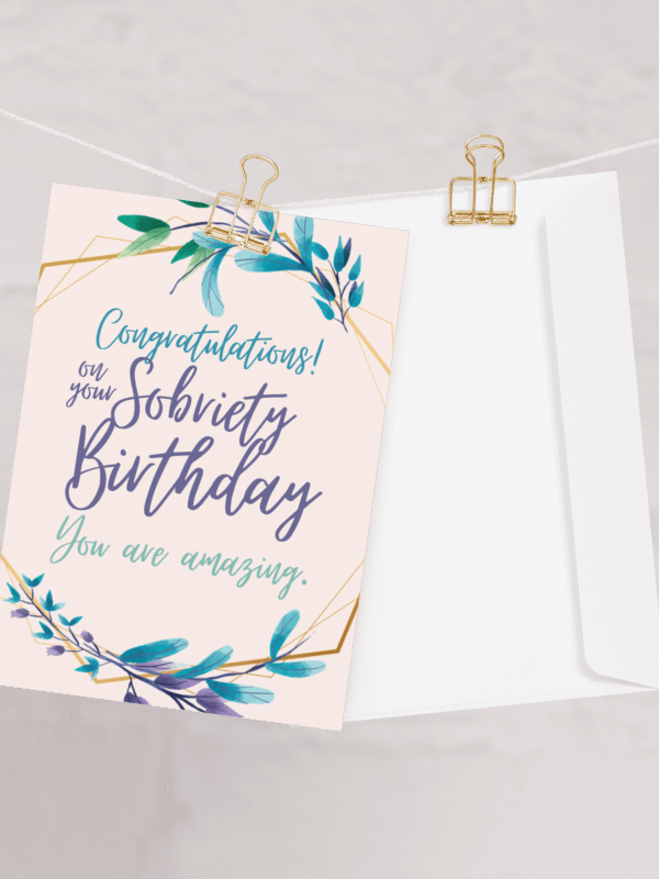 Sobriety Celebration Greeting Card product image (3)