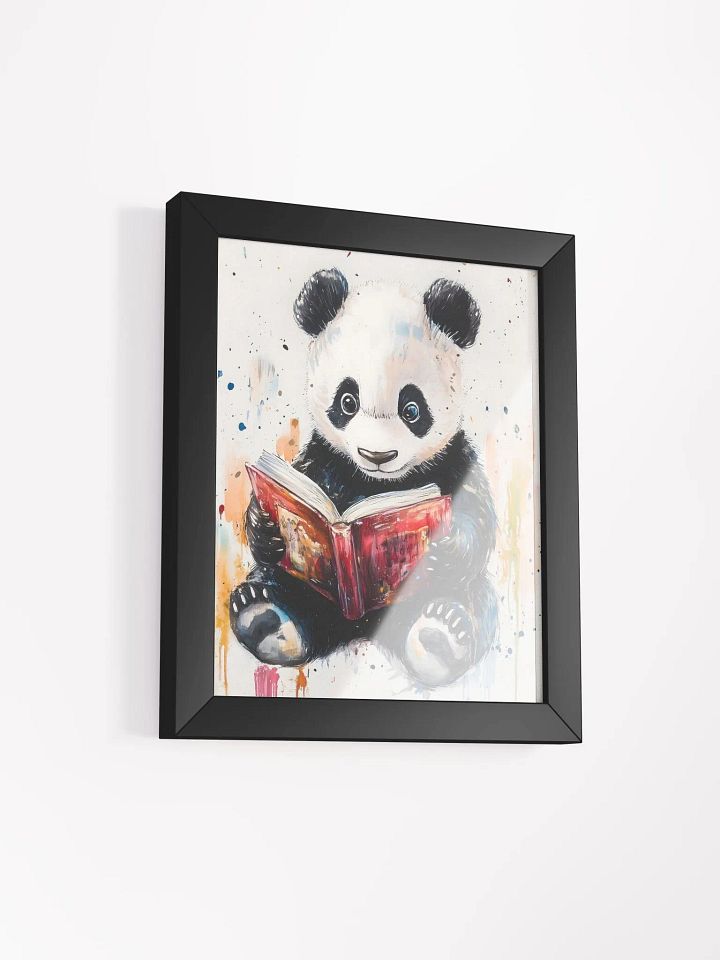 Baby Panda's Literary Wonderland Framed Poster product image (22)