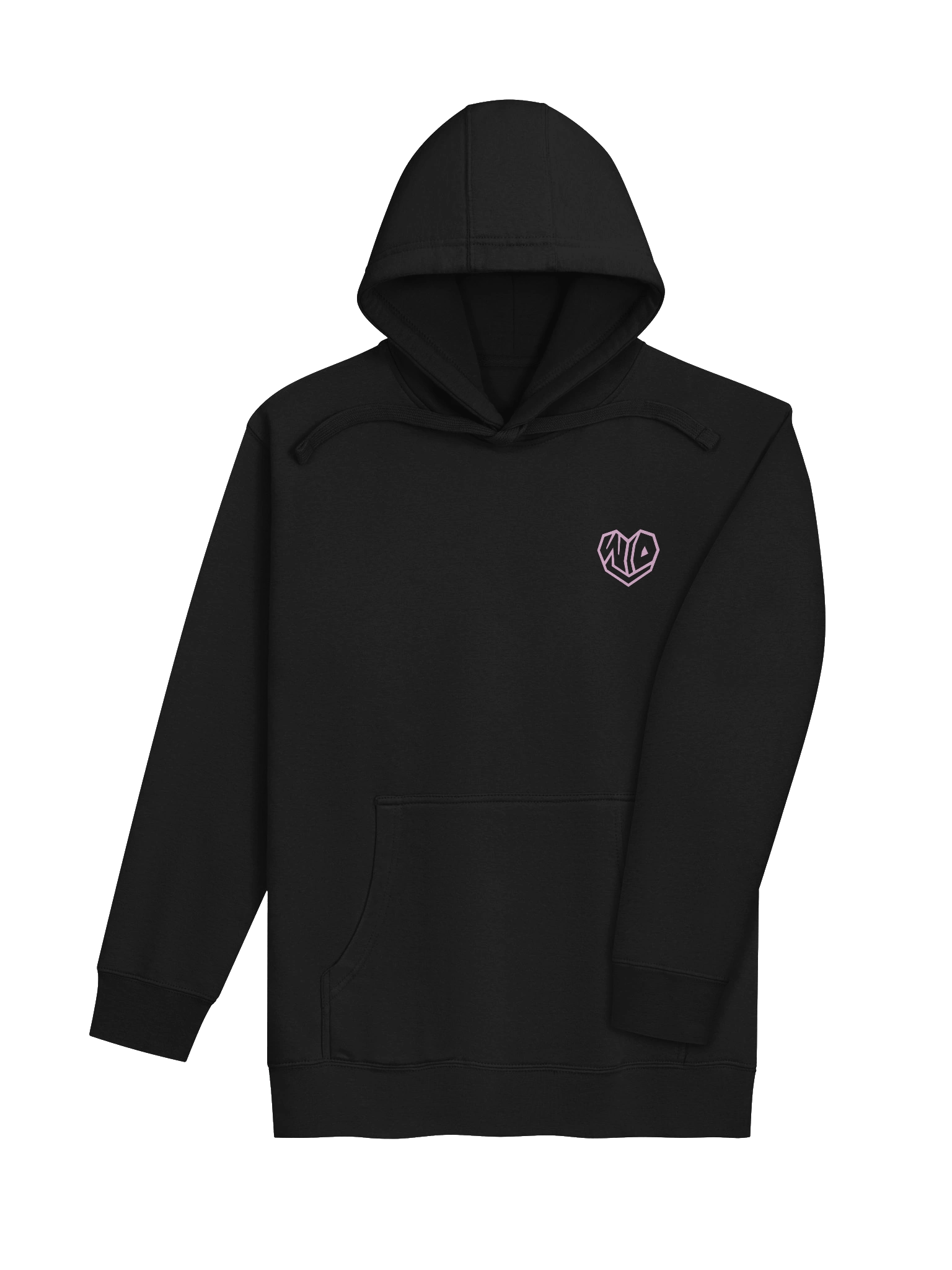 W/O U Gradient Pink/Black Hoodie product image (4)
