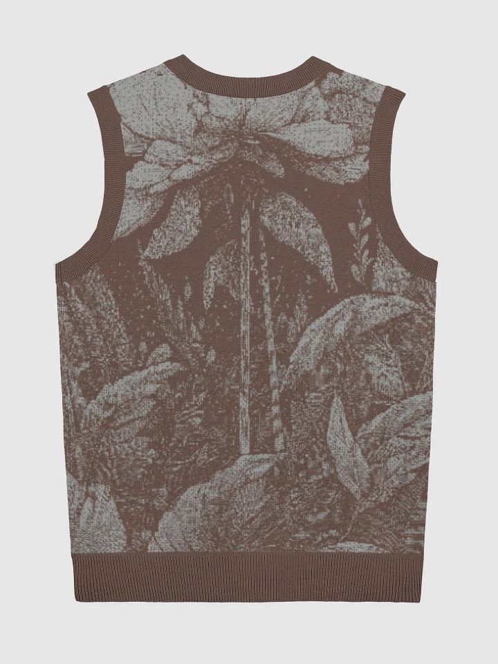 Noir Jungle III Knitted V-Neck Vest product image (7)