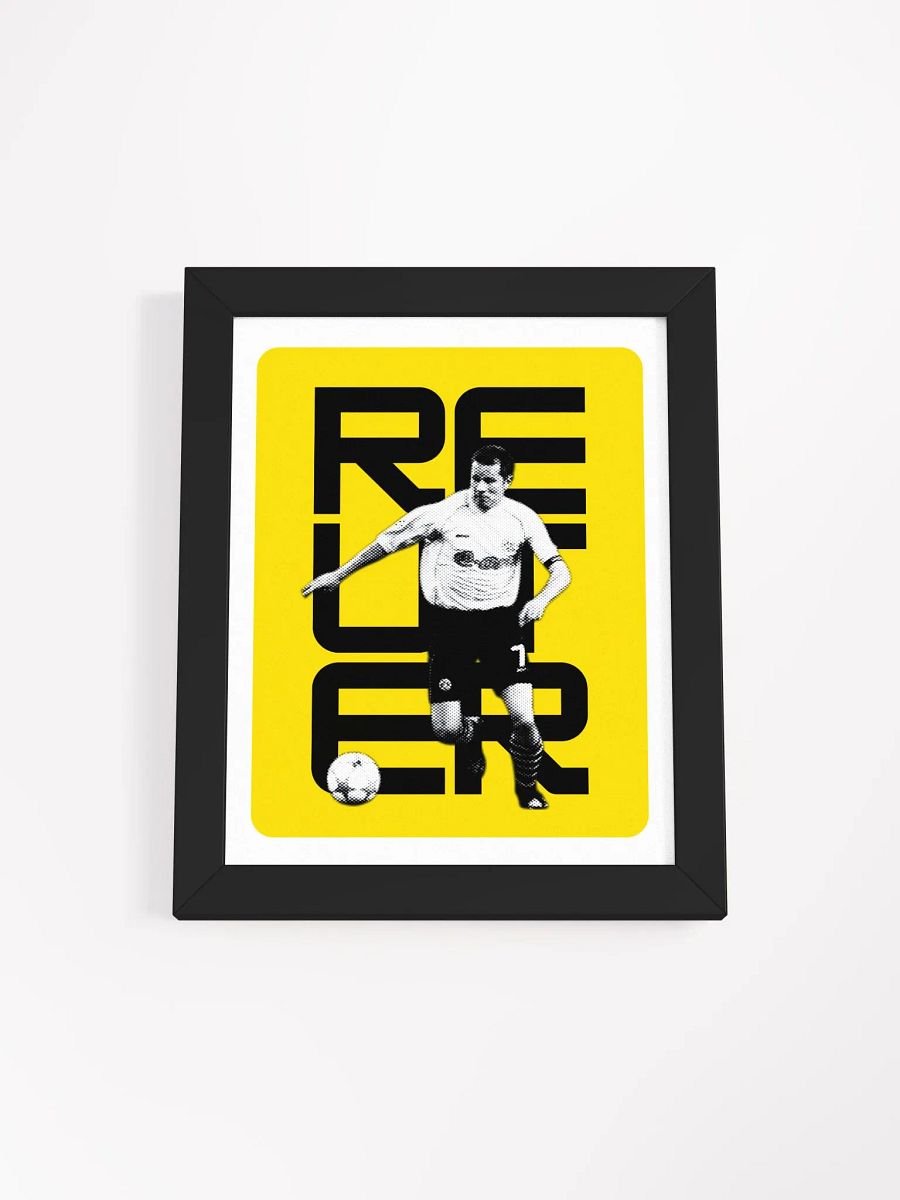 Stefan Reuter BW Borussia Dortmund Name Art Framed Print product image (3)