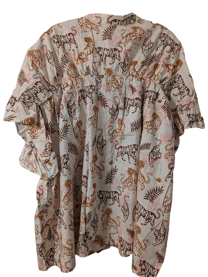 M Tiger Ruffle Sleeve Top product image (2)