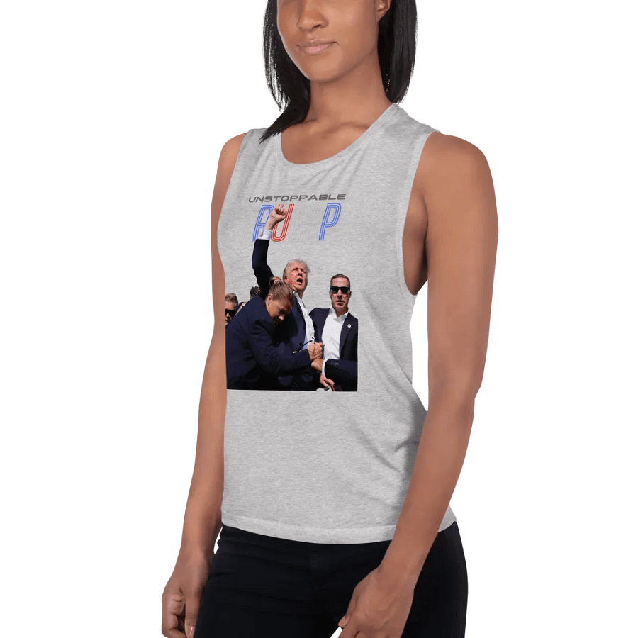Unstoppable Trump: Fist Pumping Freedom Tank product image (50)