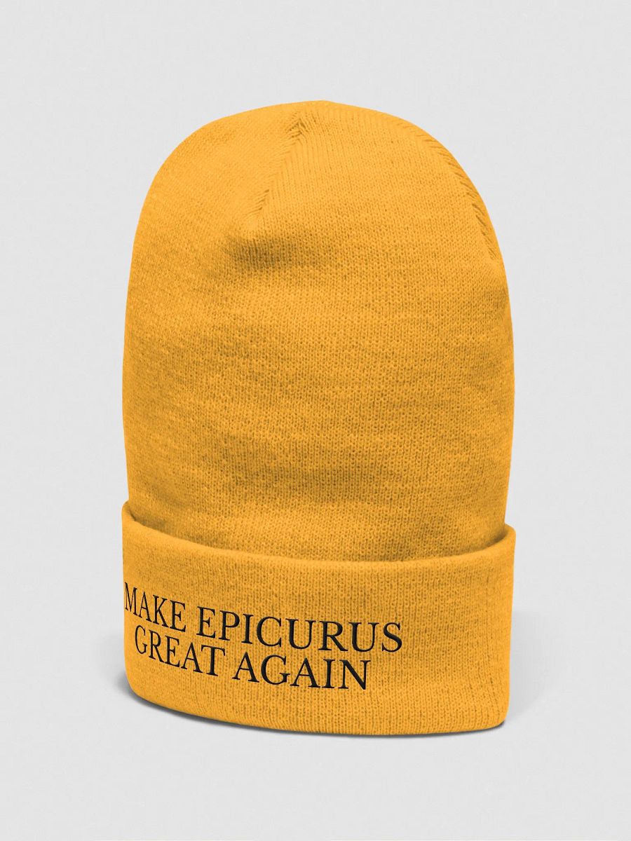 Make Epicurus Great Again (Cuffed Beanie LIGHT) product image (4)
