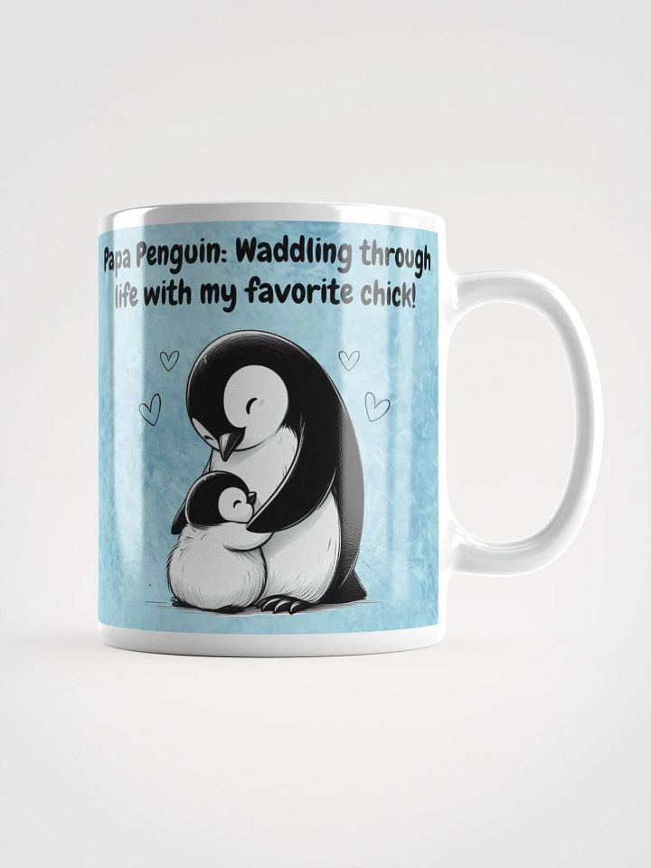 Papa Penguin Mug - Cute Father’s Day Gift, Coffee Cup for Dad, Penguin Dad Mug, Gift from Kids product image (1)