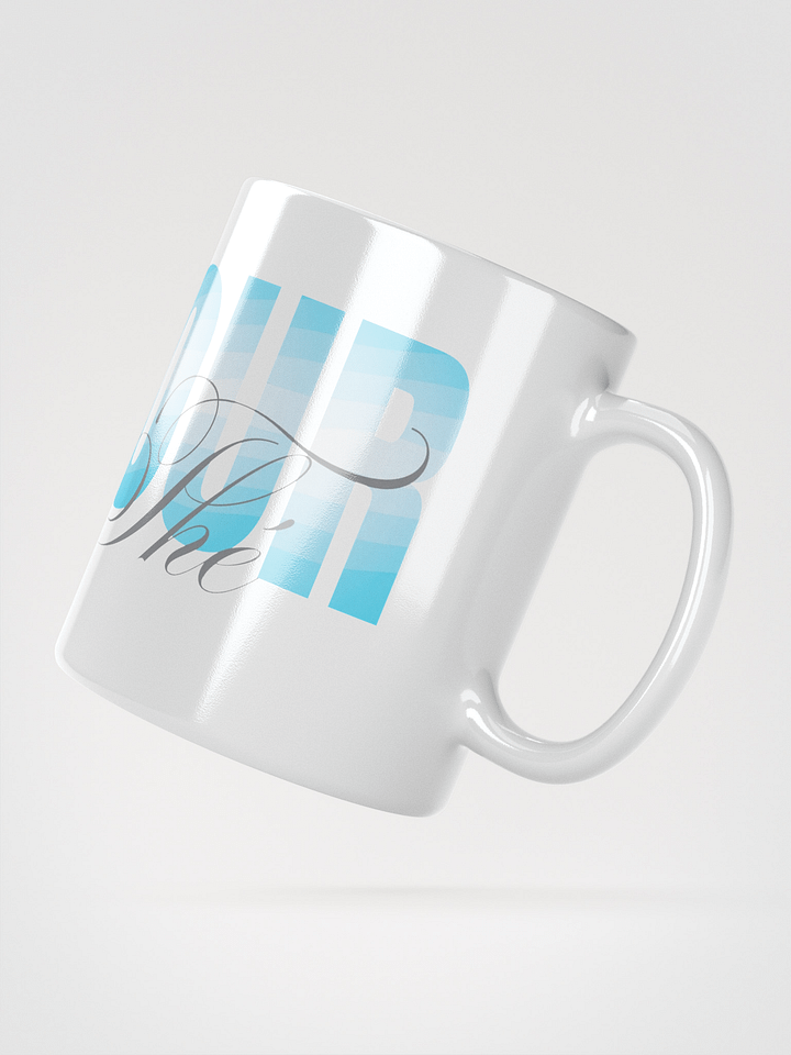 Mug Blanc Bonjour Mon Thé - Cadeau Mug Message Positif product image (2)