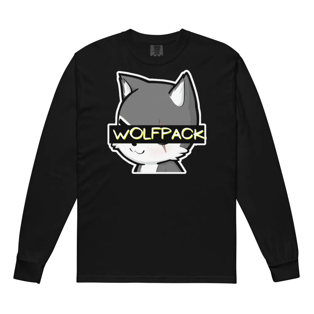 Unisex WOLFPACK Long Sleeve Shirt (Chibi Wolf) product image (2)