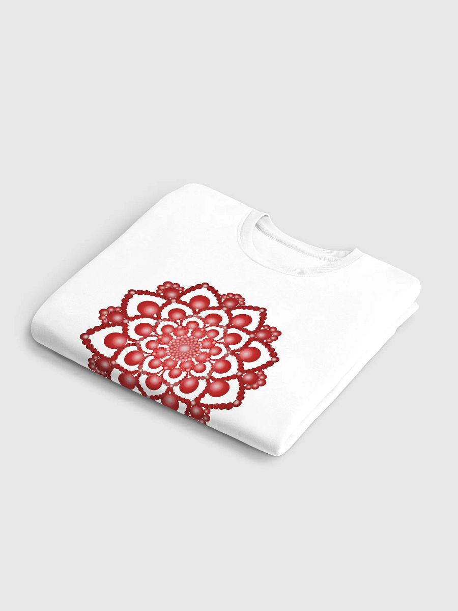 Red Dot Mandala Unisex Eco Sweatshirt product image (6)